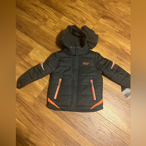 Two-piece waist length coat.